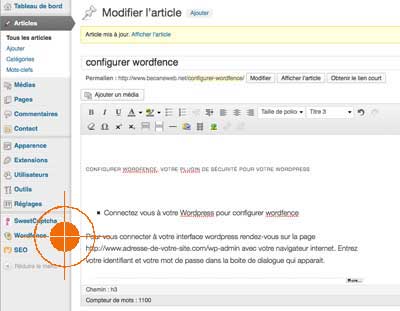 configurer wordfence