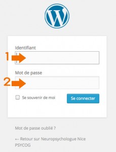 modifer lien hypertext wordpress