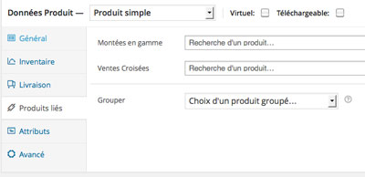 Woocommerce produits liés