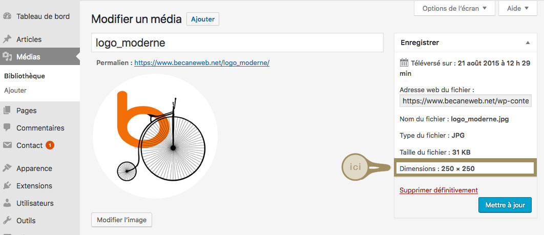 Optimiser images web