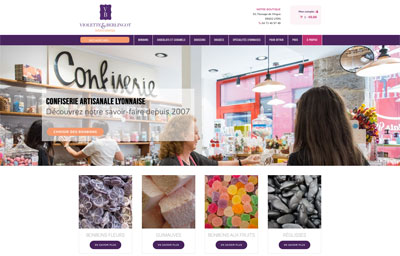 Boutique ecommerce confiseur Lyon