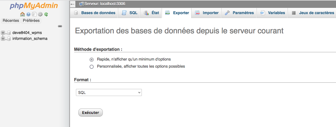 Back-up MySQL sans plugin